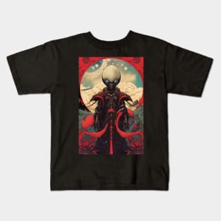 Samurai alien Kids T-Shirt